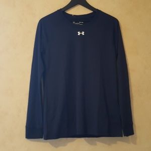 Under Armour navy blue loose fit long sleeve top
